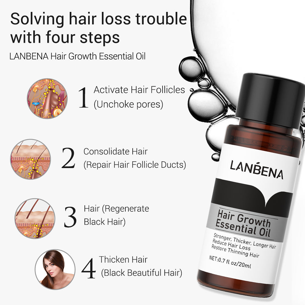 LANBENA Hair Growth Essential Oil The best way to grow hair