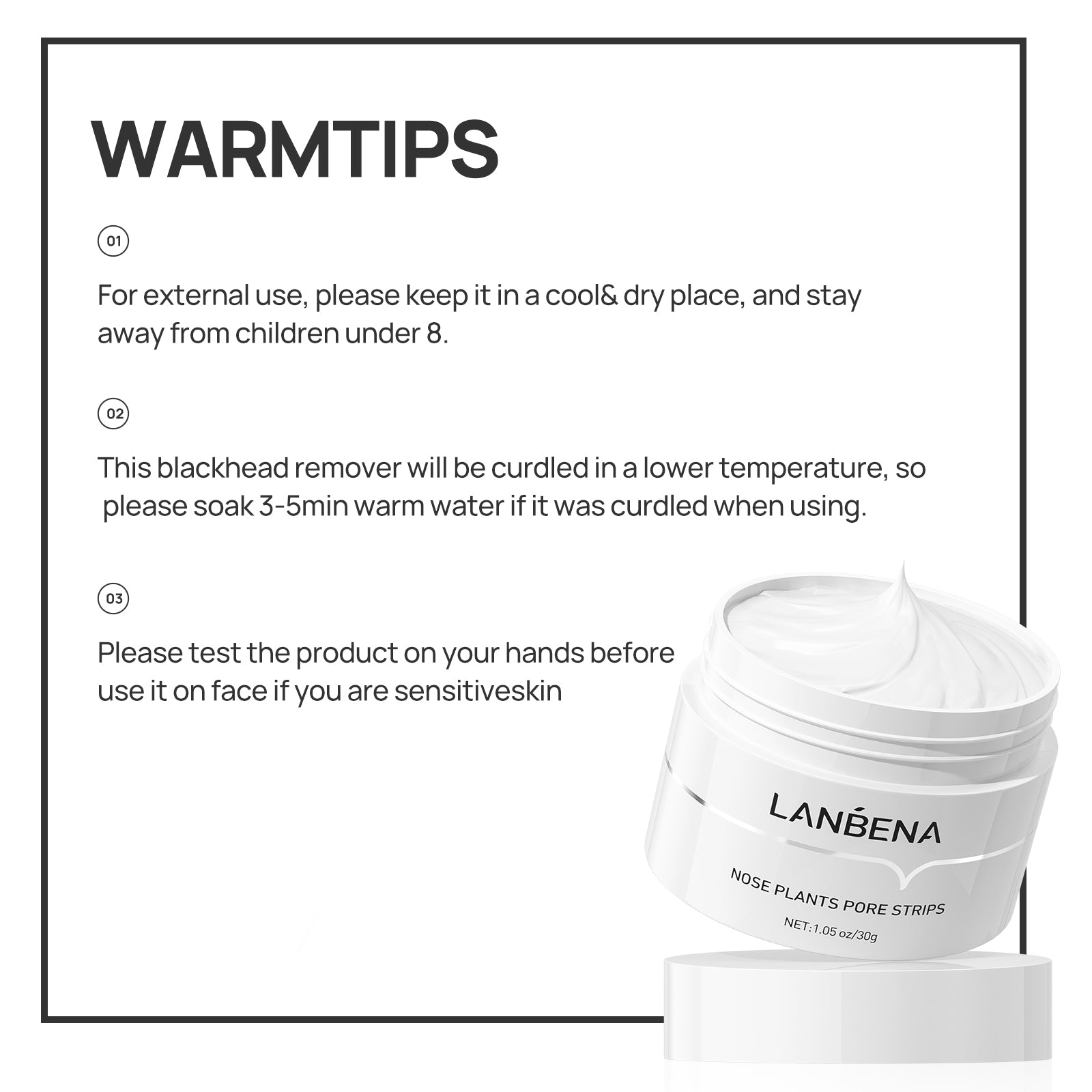 LANBENA Nose Plants Pore Strips