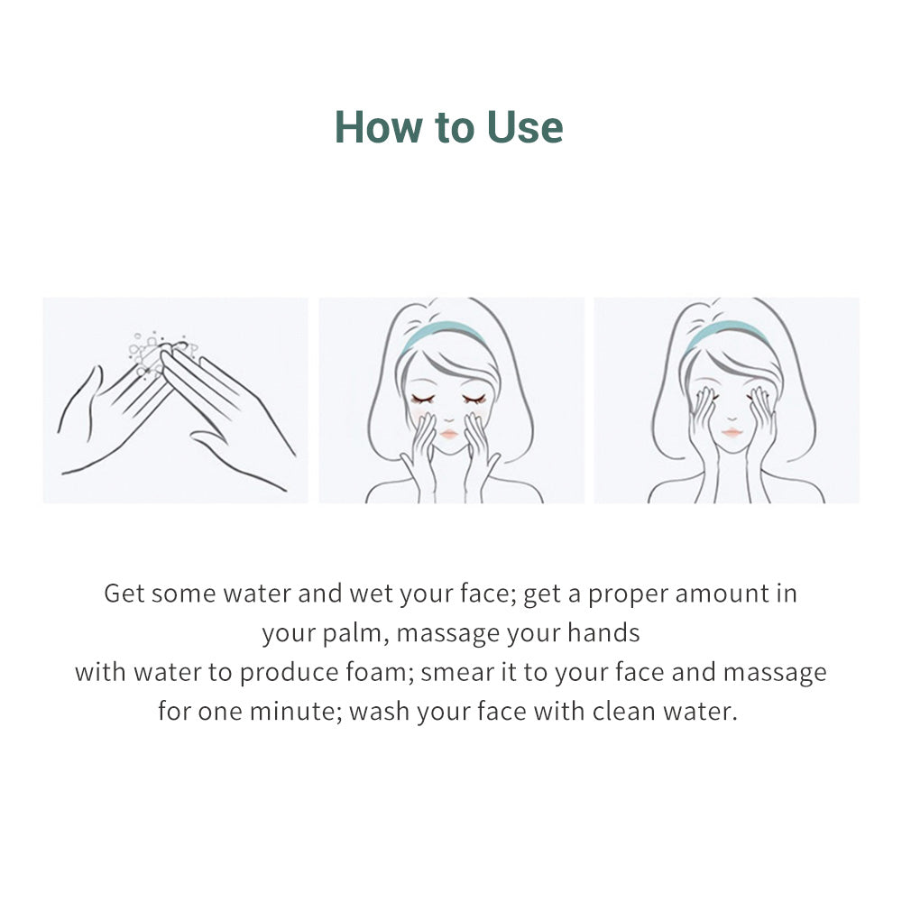 Oligopeptides Acne Treatment Facial Cleanser