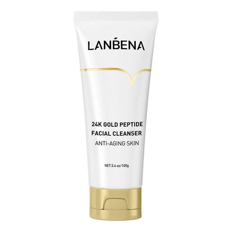 LANBENA 24K Gold Peptide Facial Cleanser - Power to Anti-aging