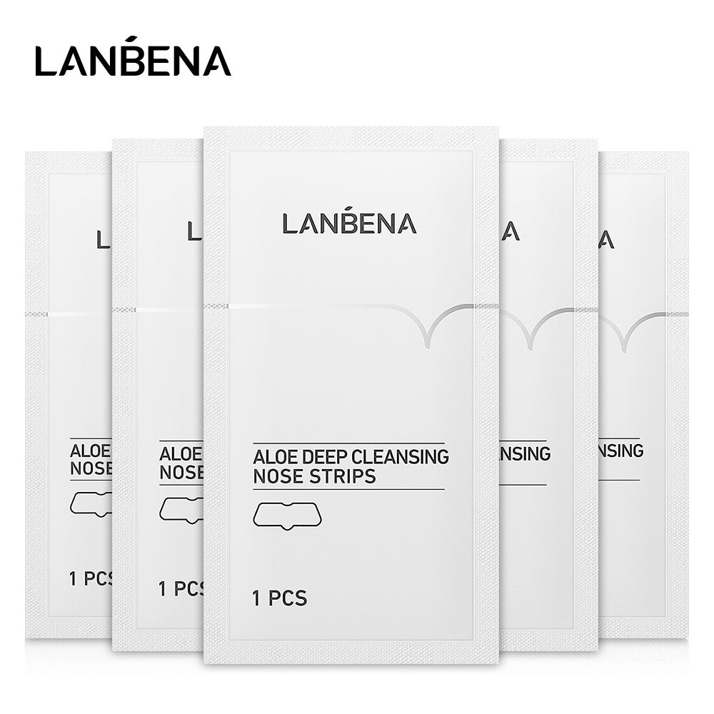 LANBENA Aloe Deep Cleansing Nose Strips Plant Remove Blackhead