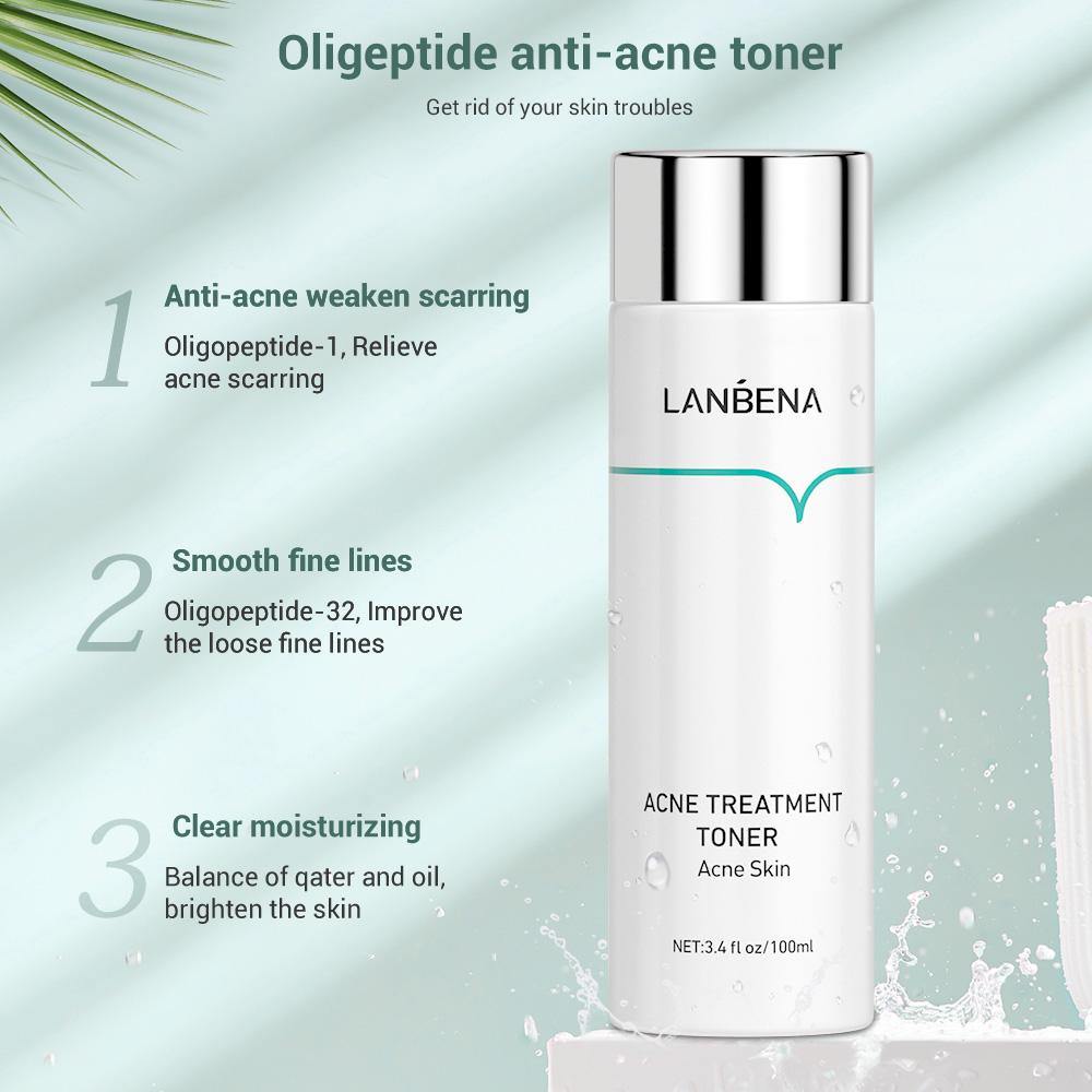 LANBENA Oligopeptides Acne Treatment Kit - For Acne Skin
