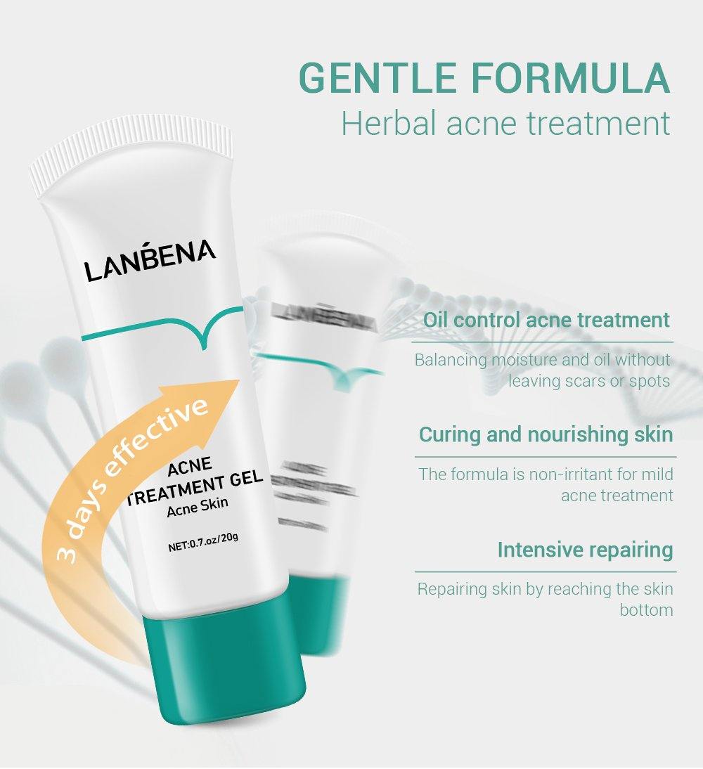 LANBENA Oligopeptides Acne Treatment Kit - For Acne Skin