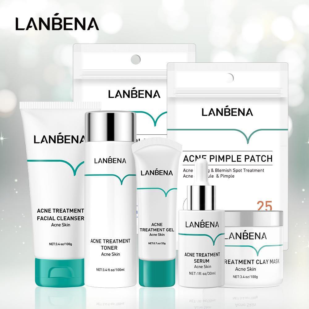 LANBENA Oligopeptides Acne Treatment Kit - For Acne Skin